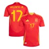 Camiseta de fútbol España Williams JR 17 Primera Equipación Euro 2024 - Hombre